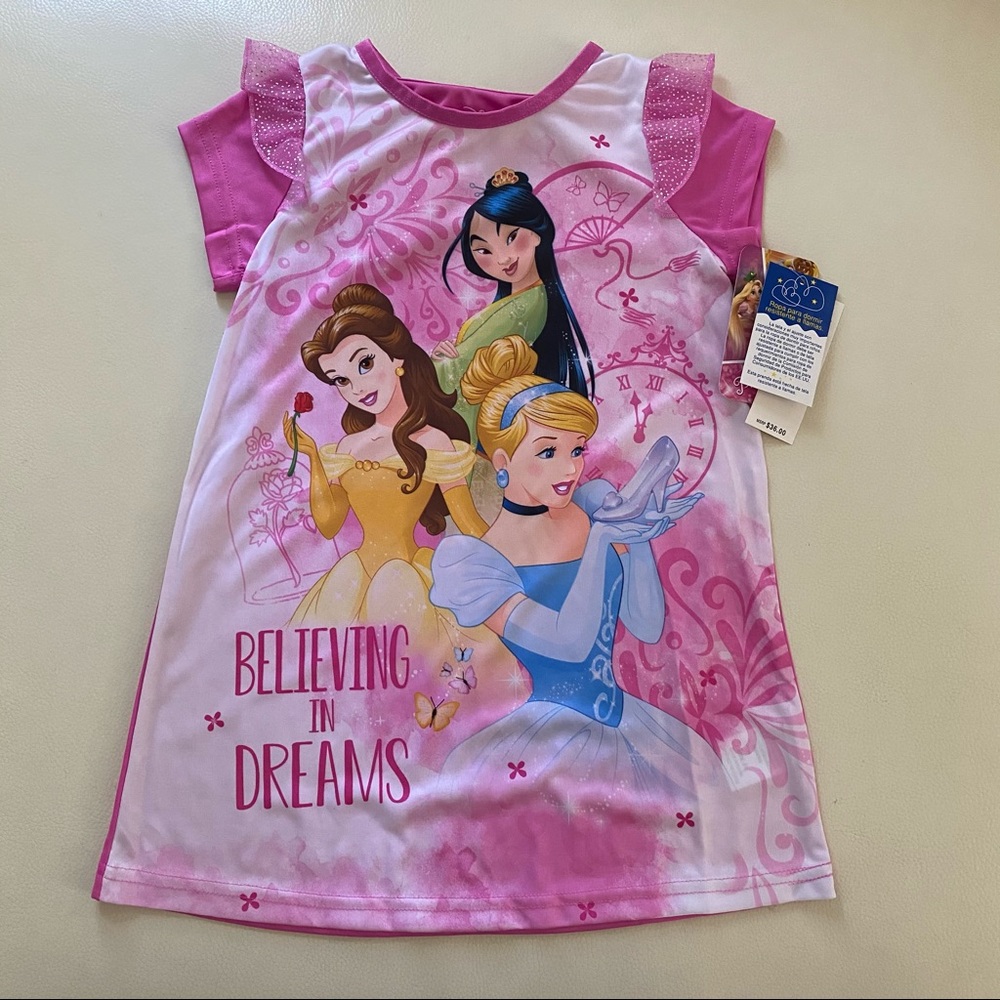 Disney princess belle Cinderella nightgown